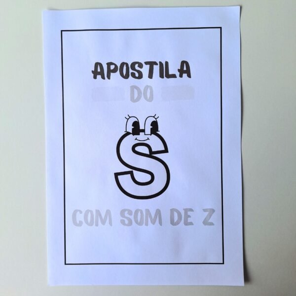 Apostila do S com Som de Z