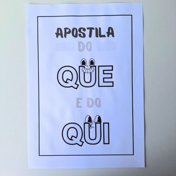 Apostila do QUE e QUI