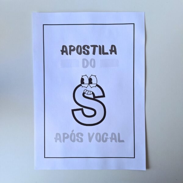 Apostila do S Após Vogal