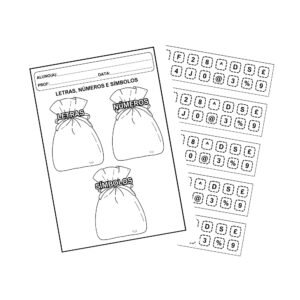 Letras, Números e Símbolos