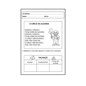 Sequência Didática Circo 2026