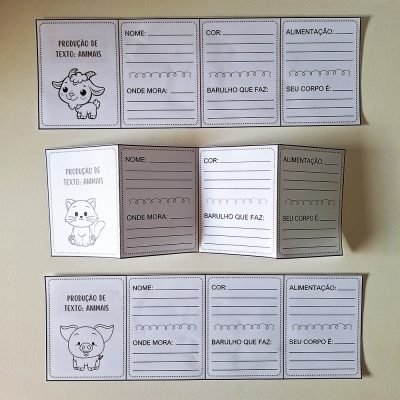 Produção de texto com animais
